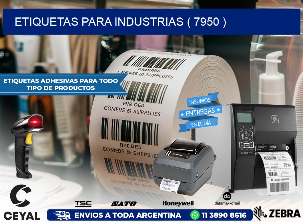 ETIQUETAS PARA INDUSTRIAS ( 7950 )