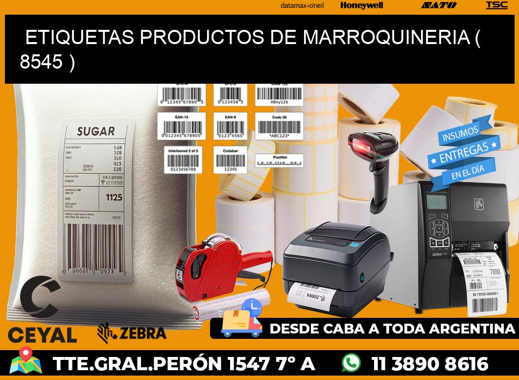 ETIQUETAS PRODUCTOS DE MARROQUINERIA ( 8545 )