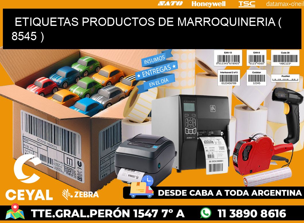 ETIQUETAS PRODUCTOS DE MARROQUINERIA ( 8545 )