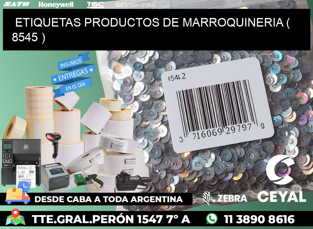 ETIQUETAS PRODUCTOS DE MARROQUINERIA ( 8545 )