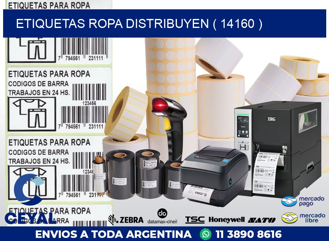 ETIQUETAS ROPA DISTRIBUYEN ( 14160 )