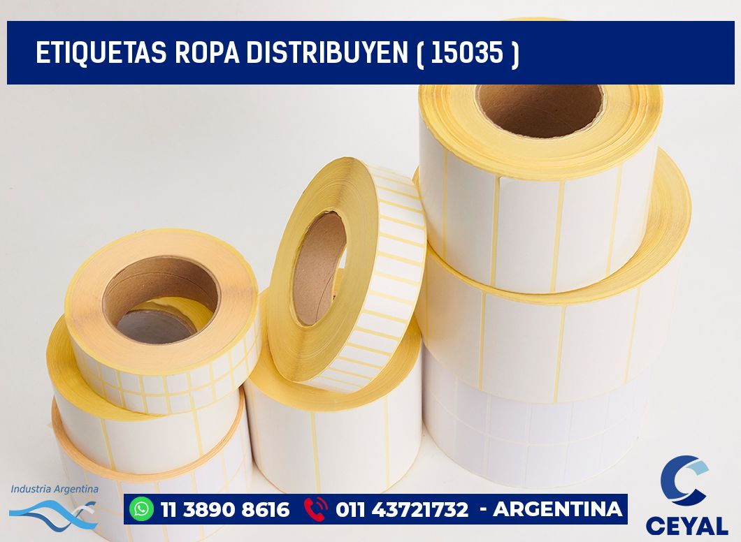 ETIQUETAS ROPA DISTRIBUYEN ( 15035 )