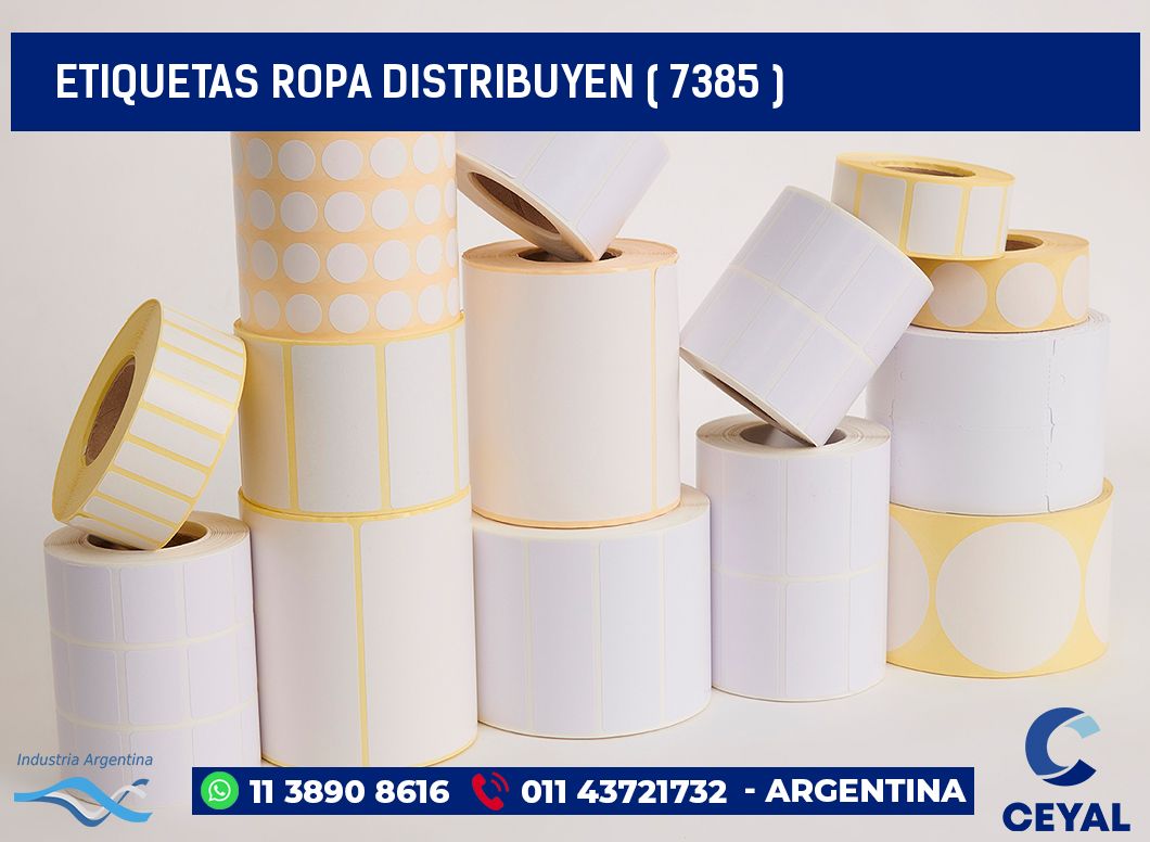 ETIQUETAS ROPA DISTRIBUYEN ( 7385 )