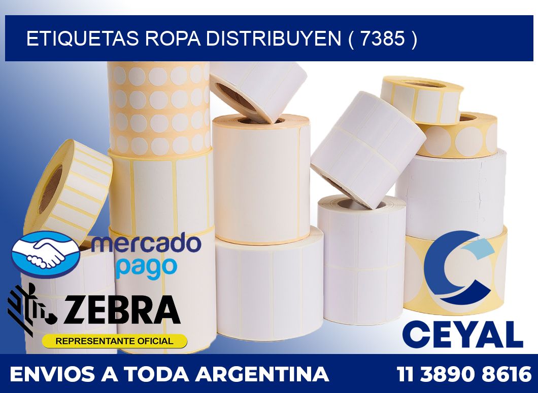 ETIQUETAS ROPA DISTRIBUYEN ( 7385 )