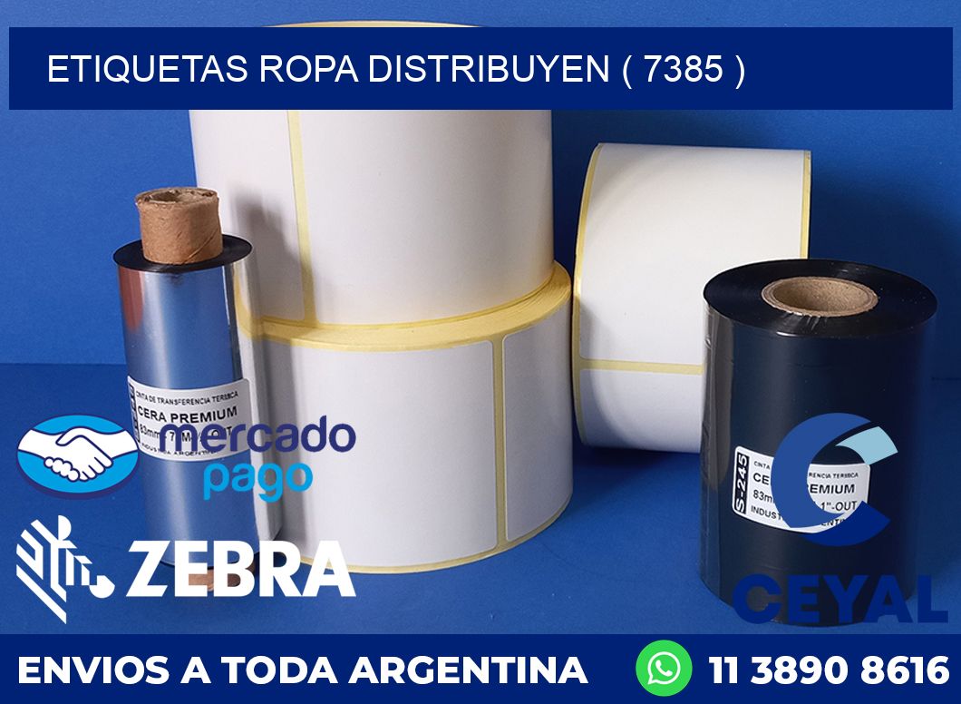 ETIQUETAS ROPA DISTRIBUYEN ( 7385 )