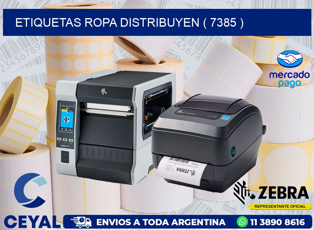 ETIQUETAS ROPA DISTRIBUYEN ( 7385 )