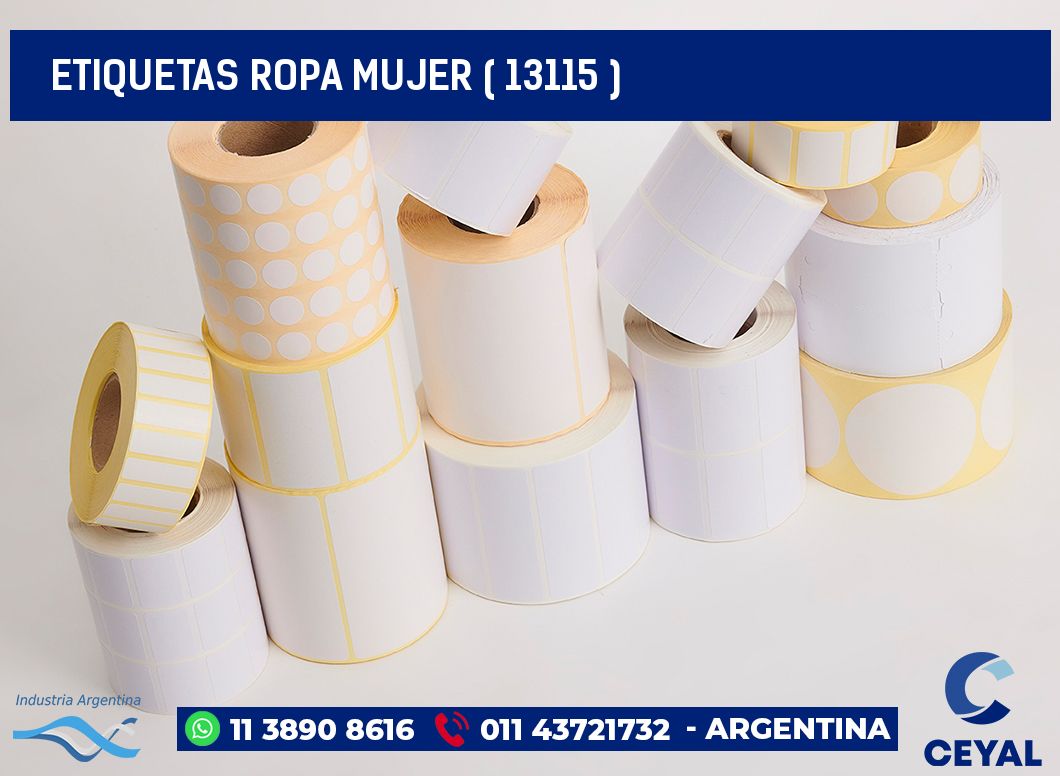 ETIQUETAS ROPA MUJER ( 13115 )