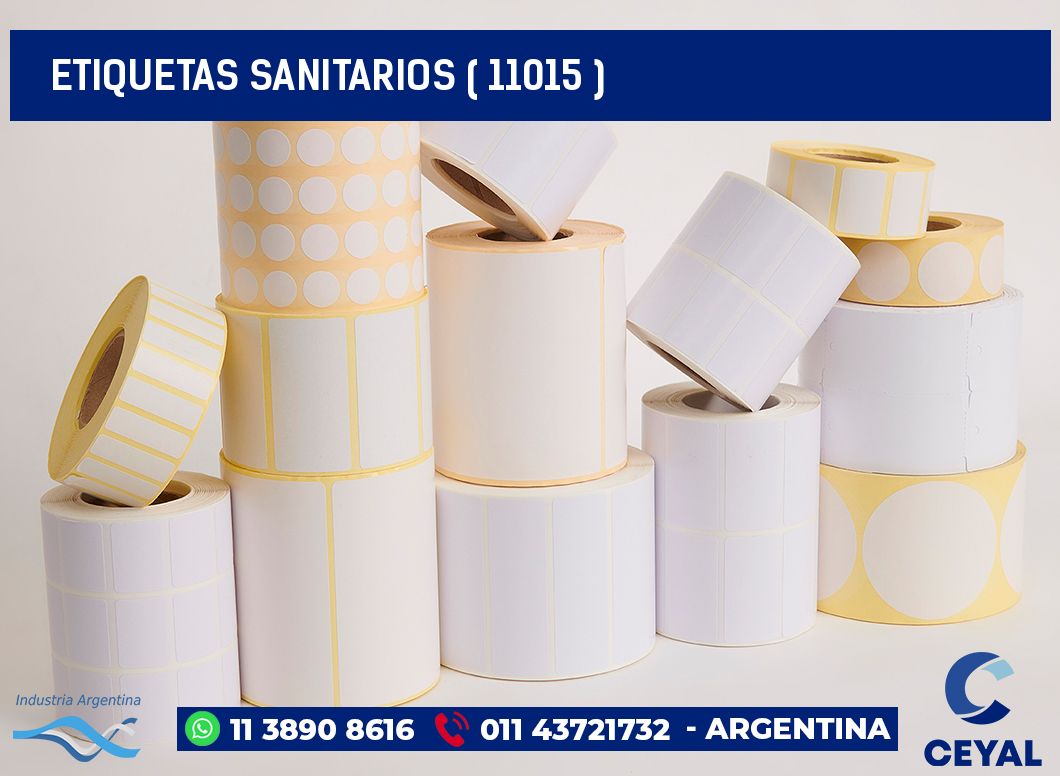 ETIQUETAS SANITARIOS ( 11015 )