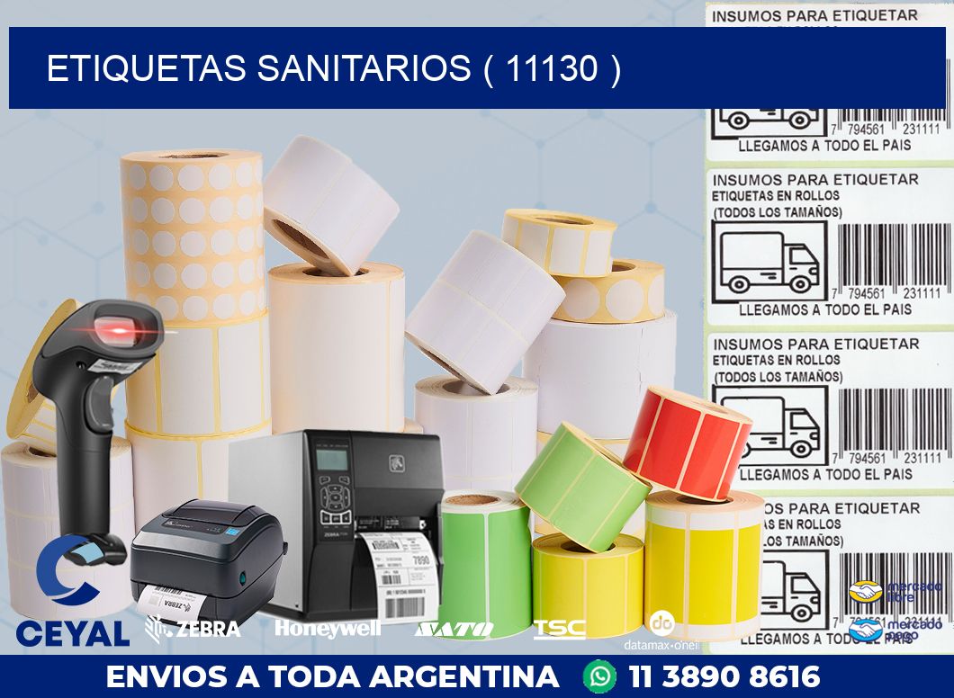 ETIQUETAS SANITARIOS ( 11130 )