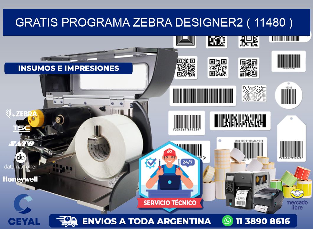 GRATIS PROGRAMA ZEBRA DESIGNER2 ( 11480 )