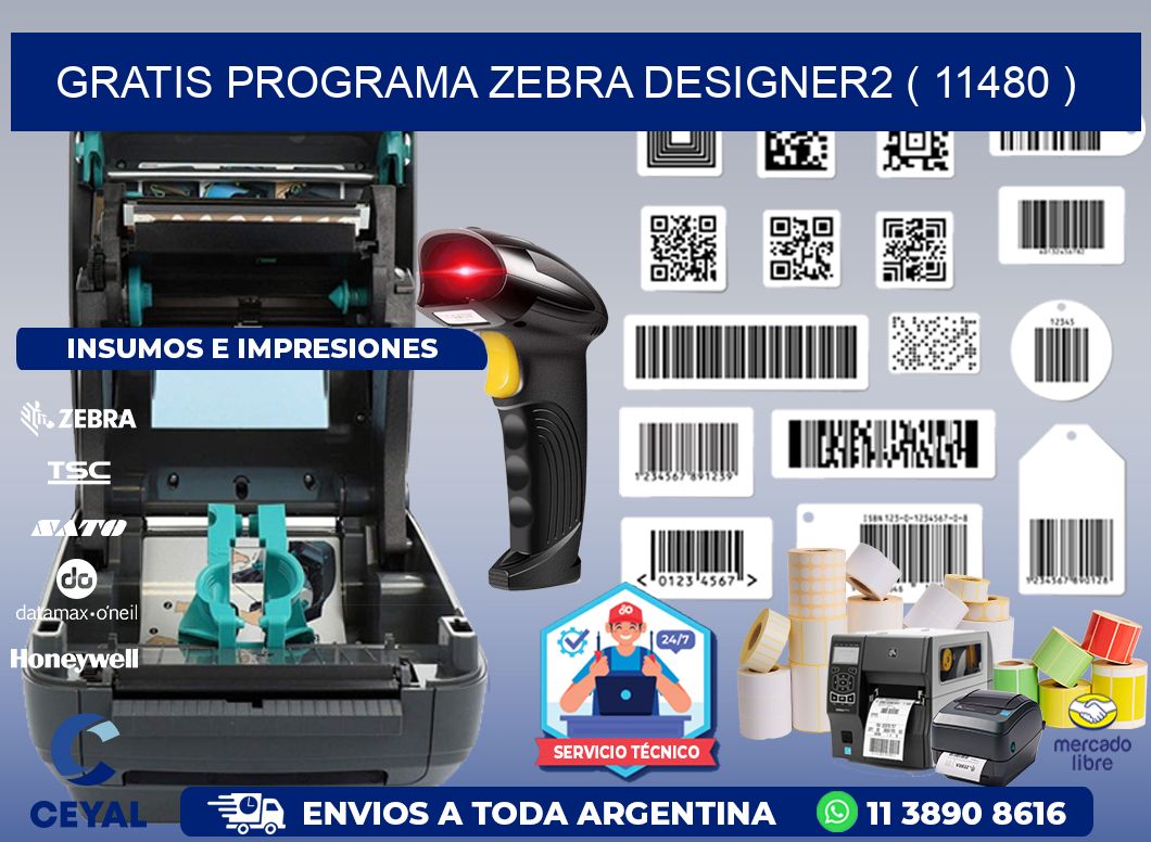 GRATIS PROGRAMA ZEBRA DESIGNER2 ( 11480 )