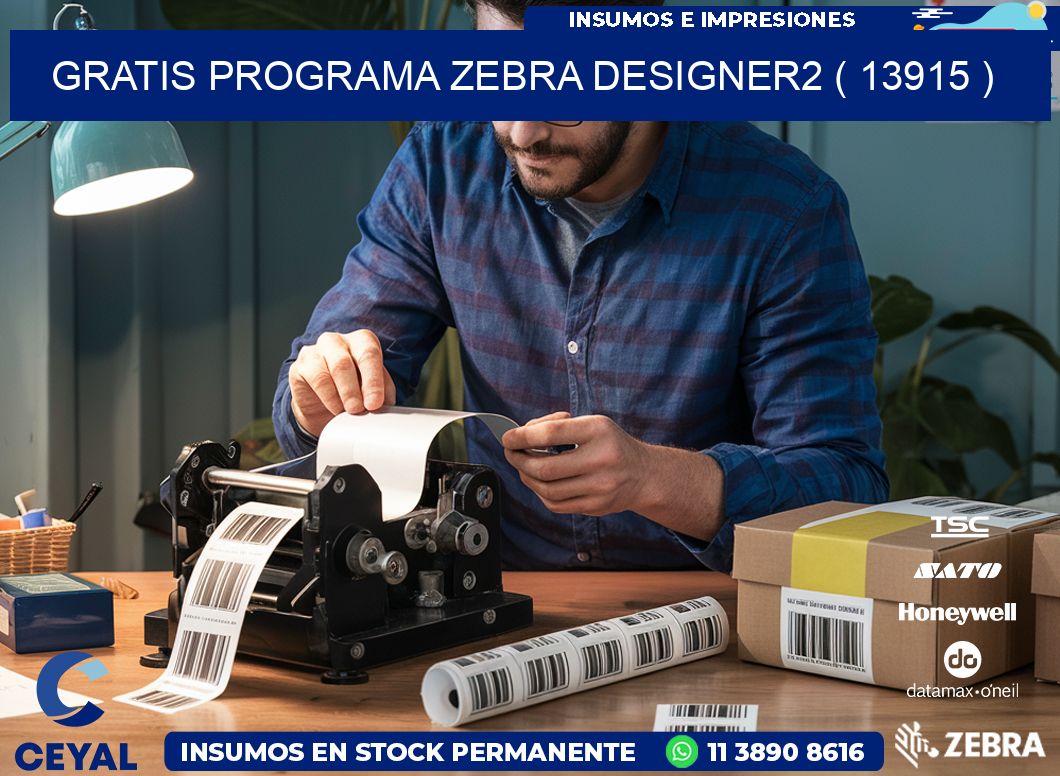 GRATIS PROGRAMA ZEBRA DESIGNER2 ( 13915 )