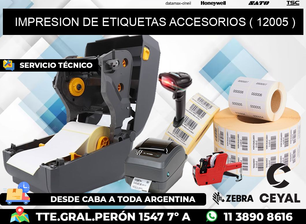 IMPRESION DE ETIQUETAS ACCESORIOS ( 12005 )