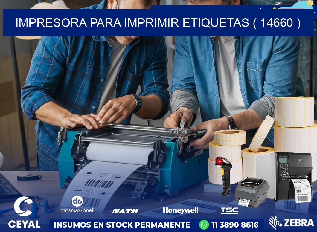 IMPRESORA PARA IMPRIMIR ETIQUETAS ( 14660 )