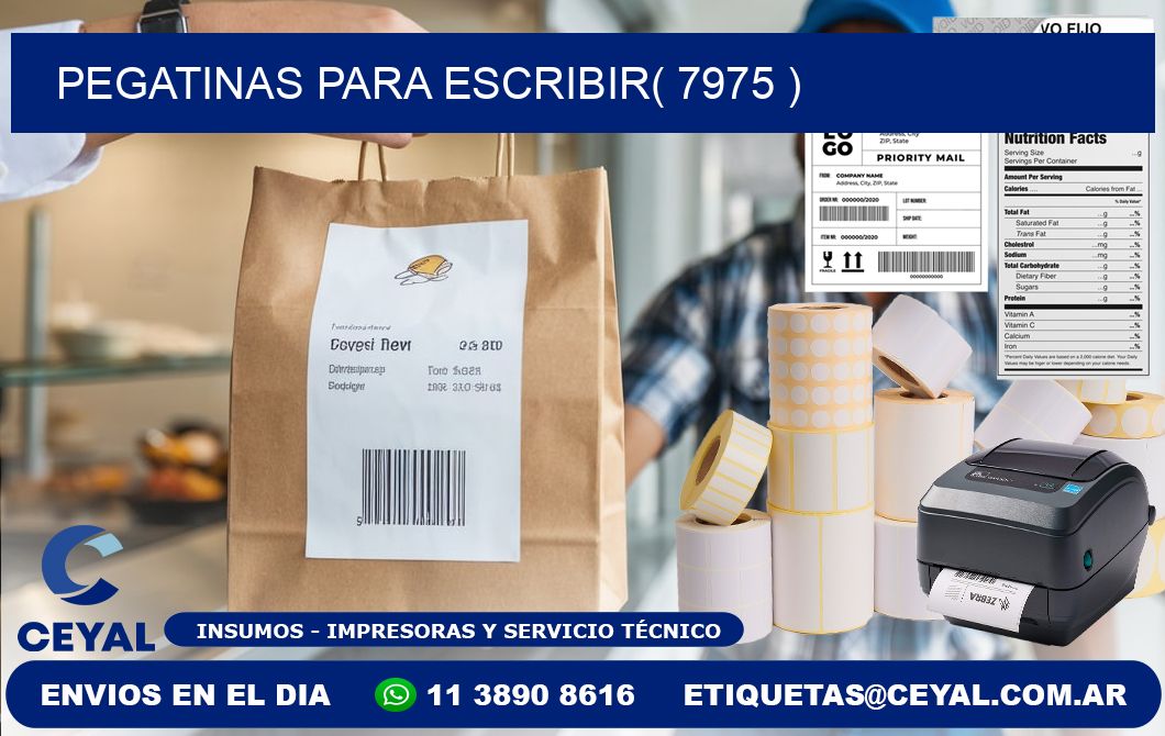 PEGATINAS PARA ESCRIBIR( 7975 )