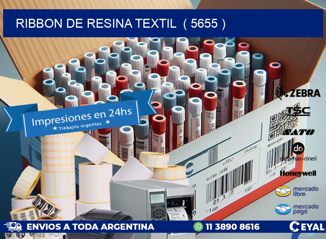 RIBBON DE RESINA TEXTIL  ( 5655 )