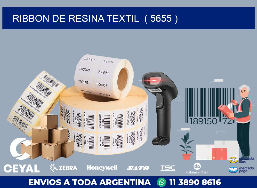 RIBBON DE RESINA TEXTIL  ( 5655 )