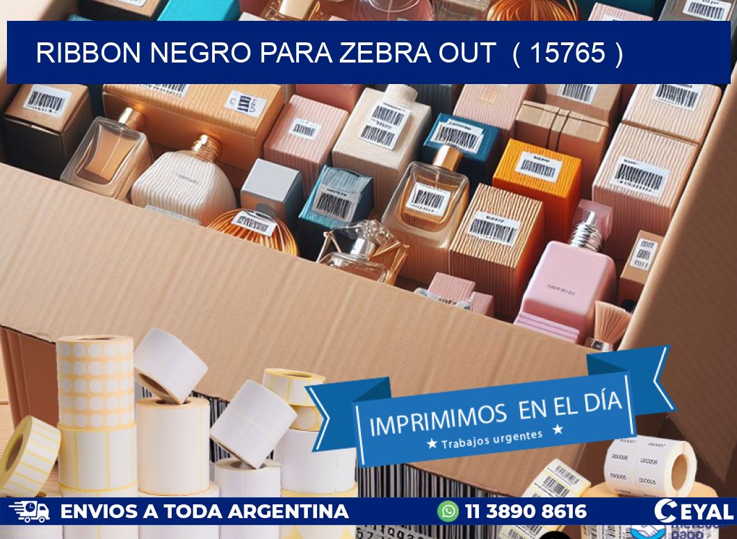 RIBBON NEGRO PARA ZEBRA OUT  ( 15765 )