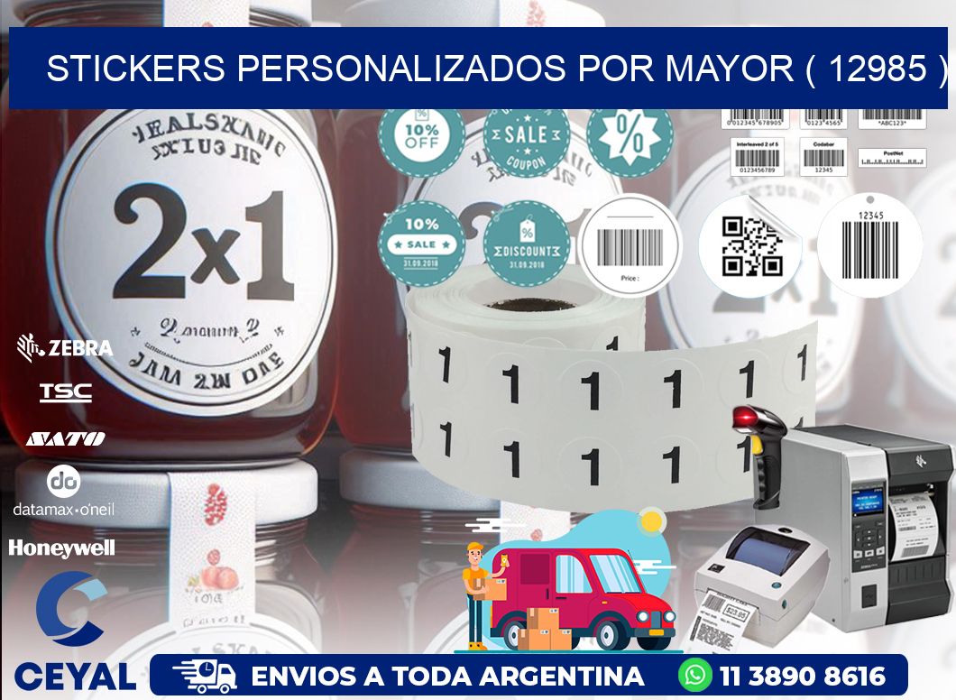 STICKERS PERSONALIZADOS POR MAYOR ( 12985 )