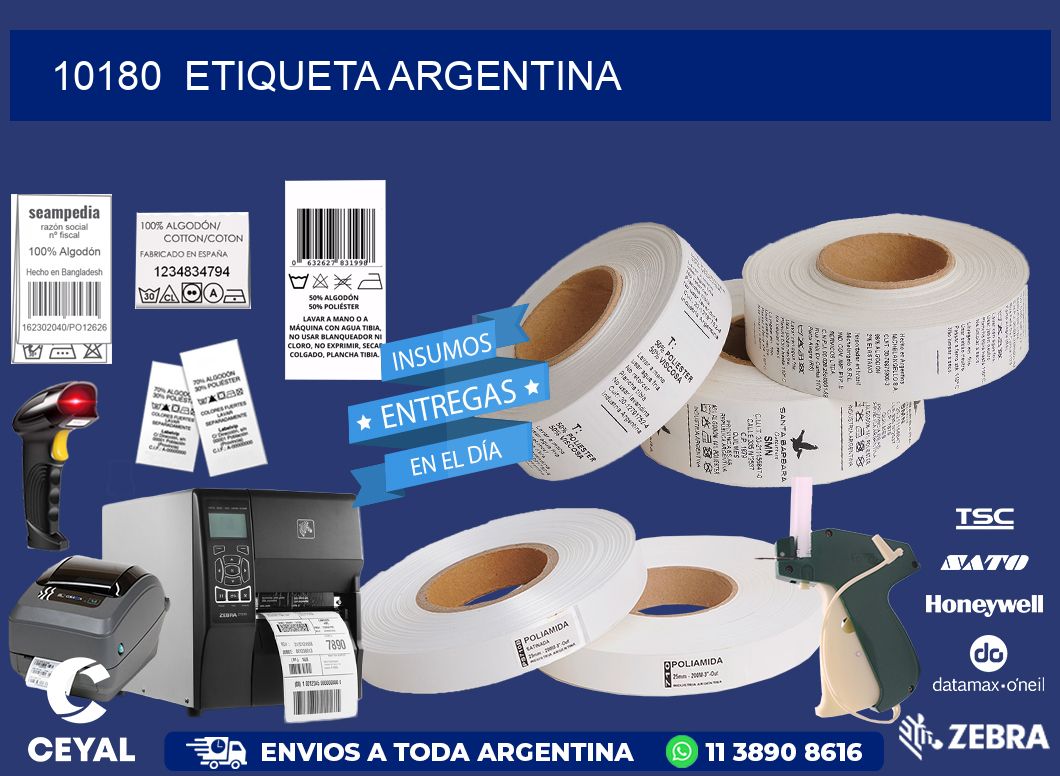 10180  ETIQUETA ARGENTINA