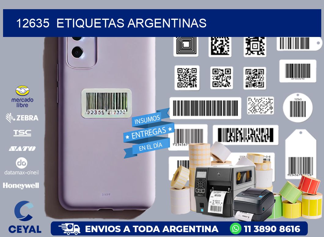 12635  ETIQUETAS ARGENTINAS