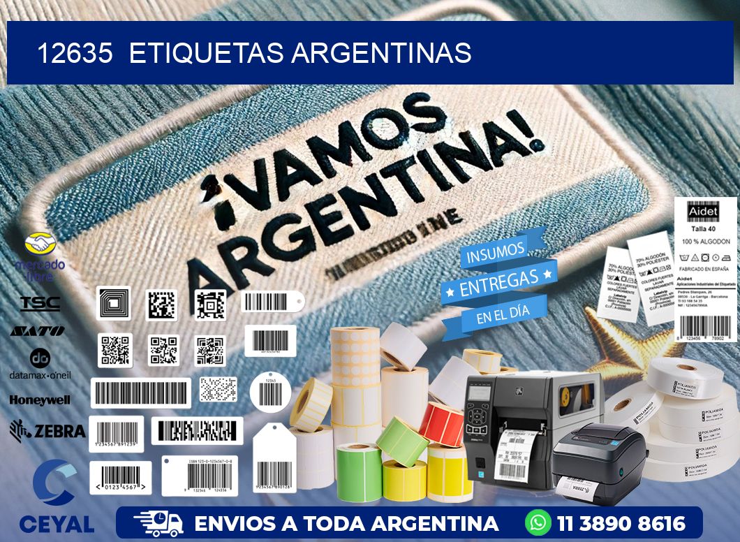 12635  ETIQUETAS ARGENTINAS