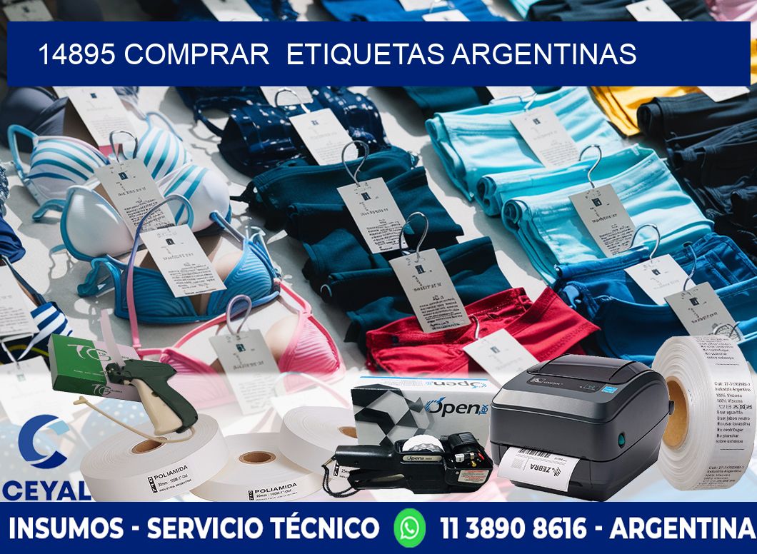 14895 COMPRAR  ETIQUETAS ARGENTINAS