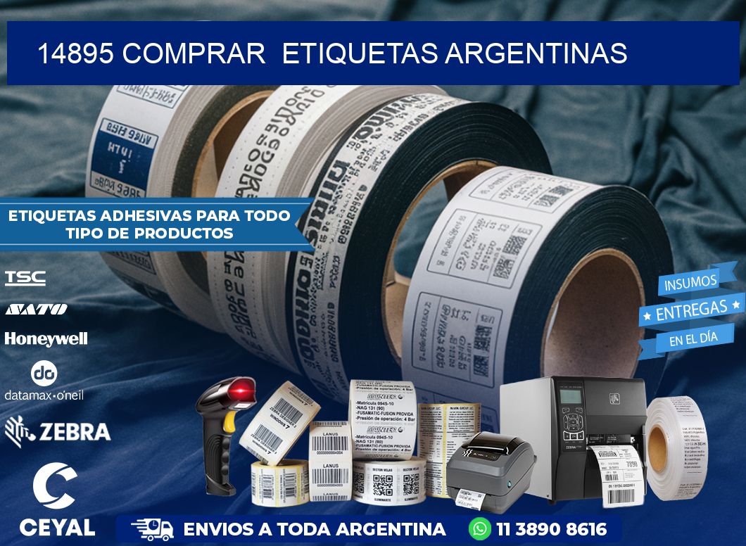 14895 COMPRAR  ETIQUETAS ARGENTINAS