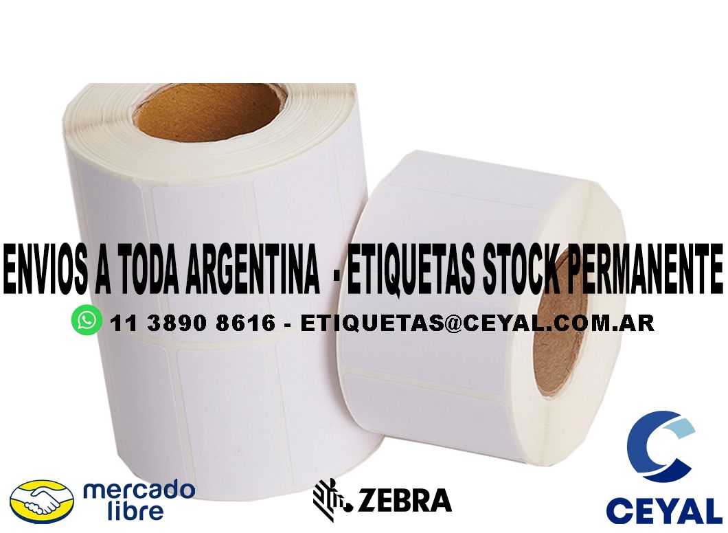 3000 ETIQUETAS TERMICAS 90 x 52