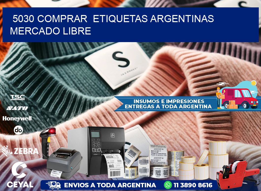 5030 COMPRAR  ETIQUETAS ARGENTINAS MERCADO LIBRE