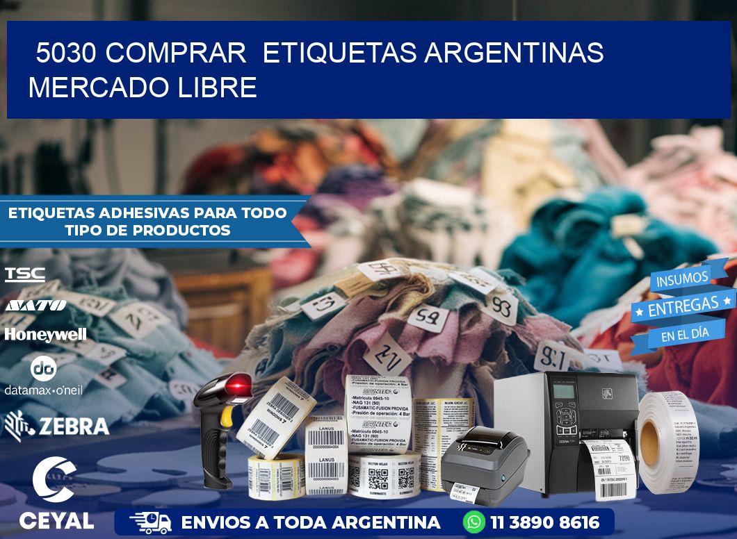 5030 COMPRAR  ETIQUETAS ARGENTINAS MERCADO LIBRE