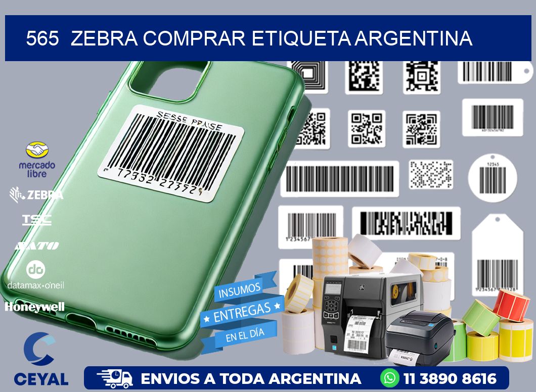 565  ZEBRA COMPRAR ETIQUETA ARGENTINA