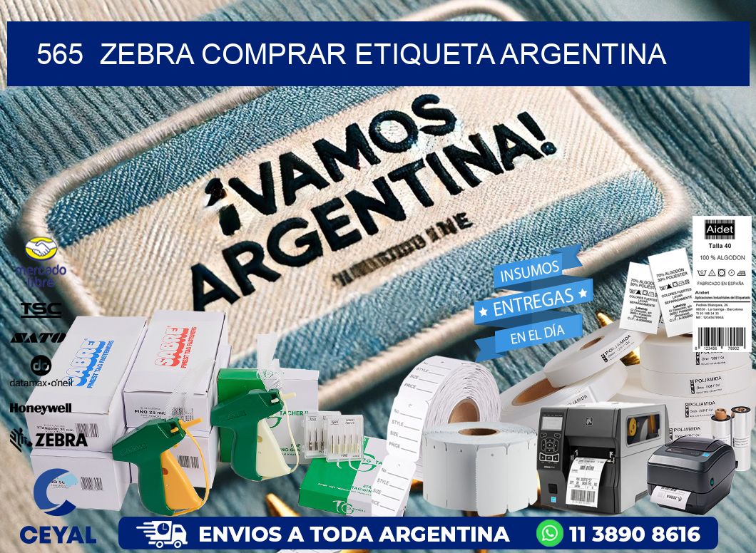 565  ZEBRA COMPRAR ETIQUETA ARGENTINA