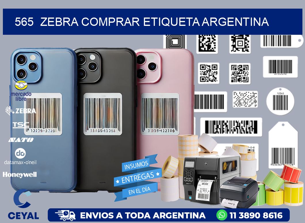 565  ZEBRA COMPRAR ETIQUETA ARGENTINA