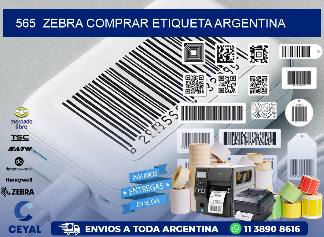 565  ZEBRA COMPRAR ETIQUETA ARGENTINA