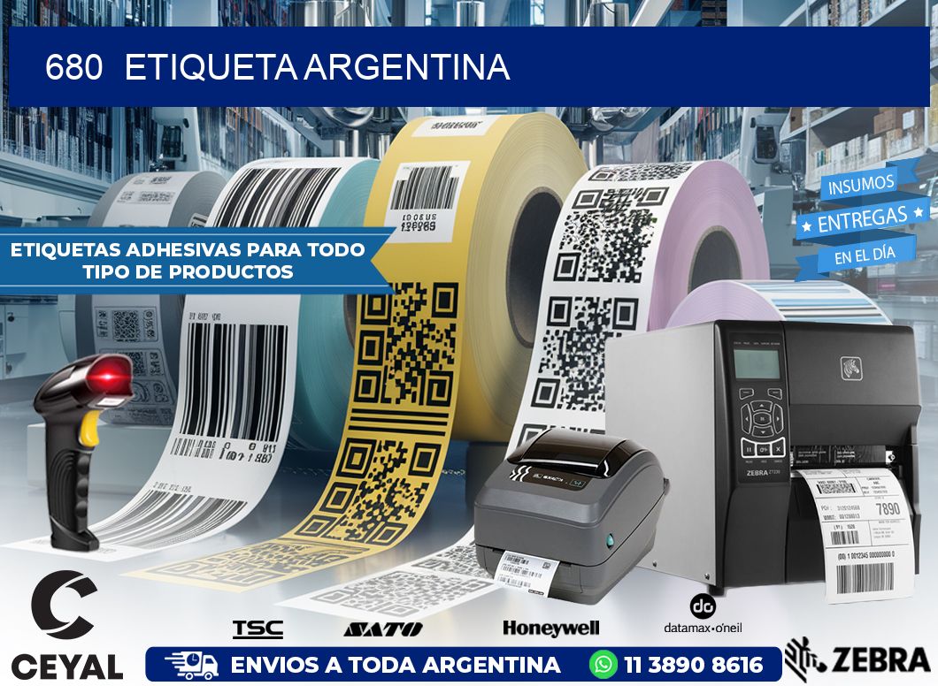 680  ETIQUETA ARGENTINA