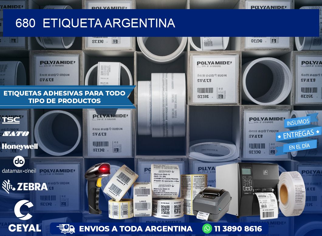 680  ETIQUETA ARGENTINA