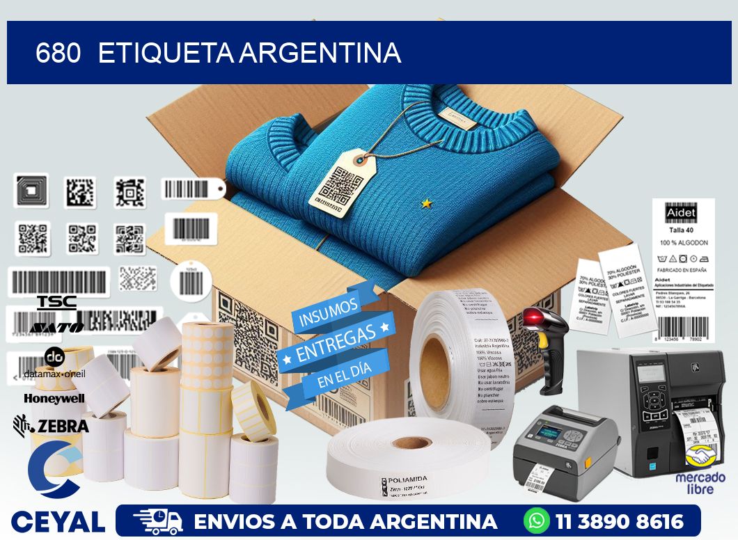 680  ETIQUETA ARGENTINA