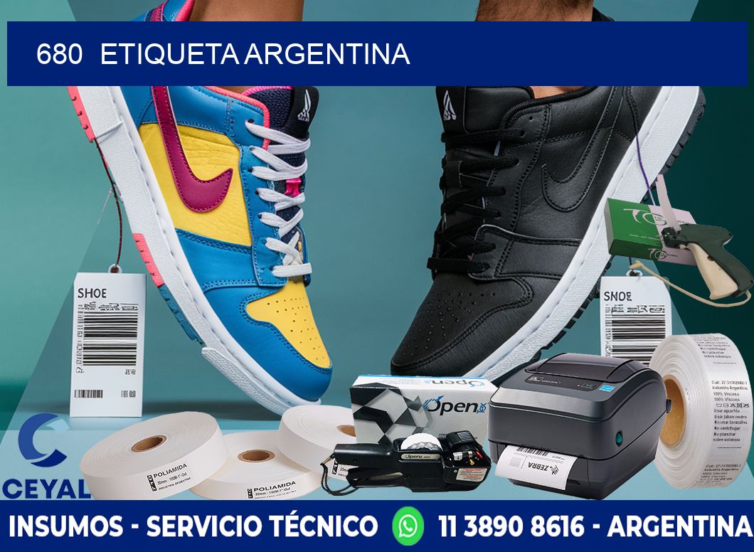 680  ETIQUETA ARGENTINA