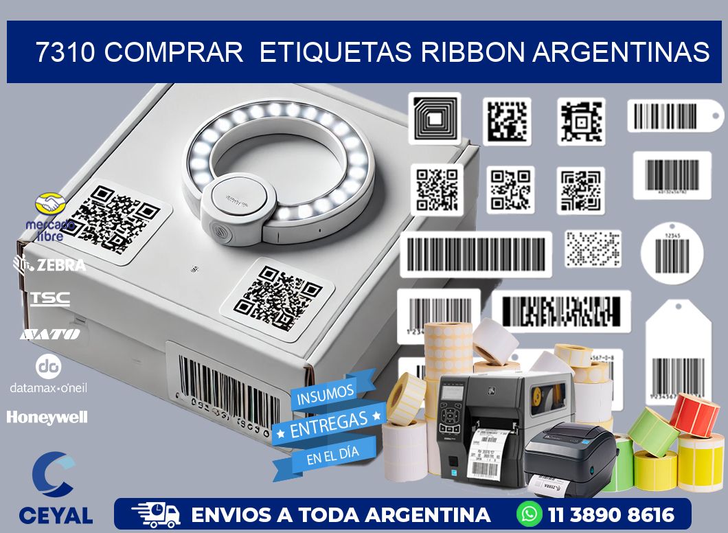 7310 COMPRAR  ETIQUETAS RIBBON ARGENTINAS