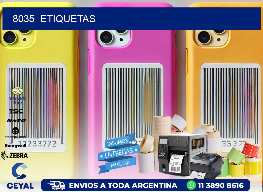 8035  ETIQUETAS