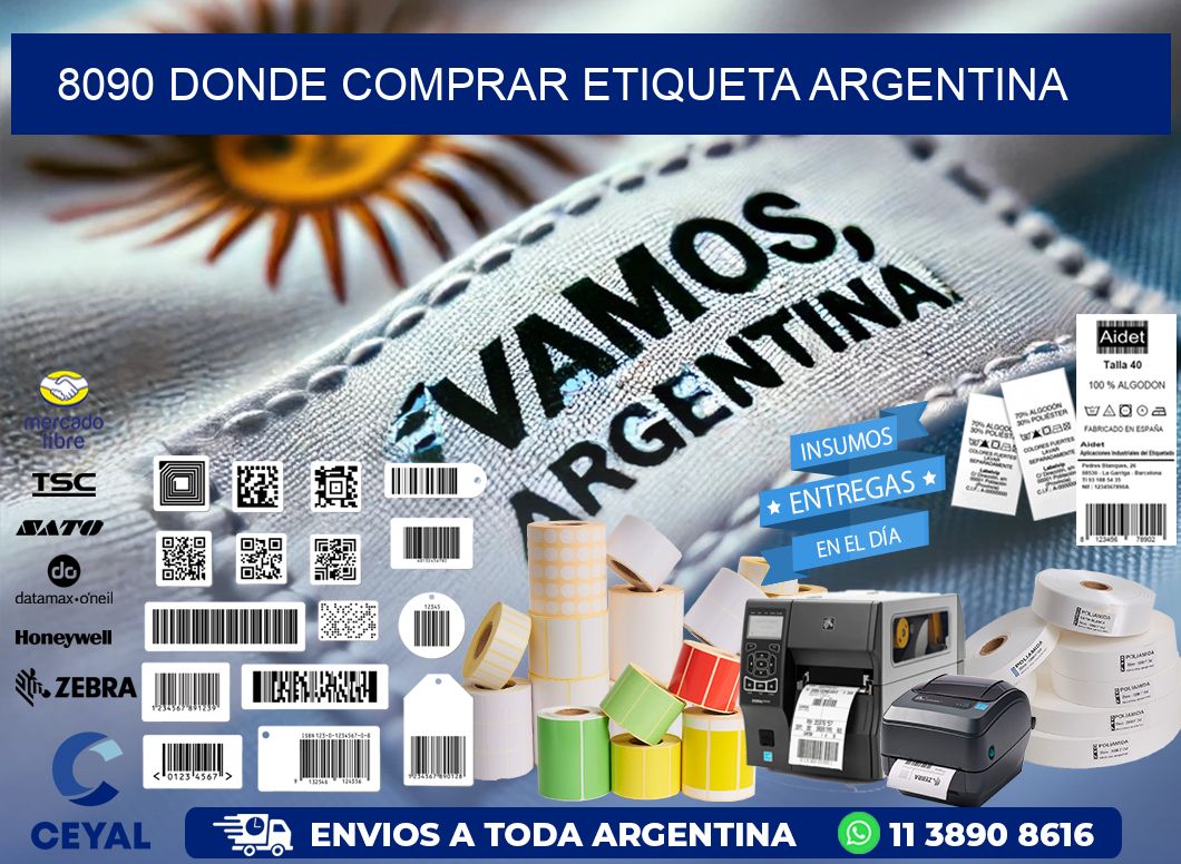 8090 DONDE COMPRAR ETIQUETA ARGENTINA