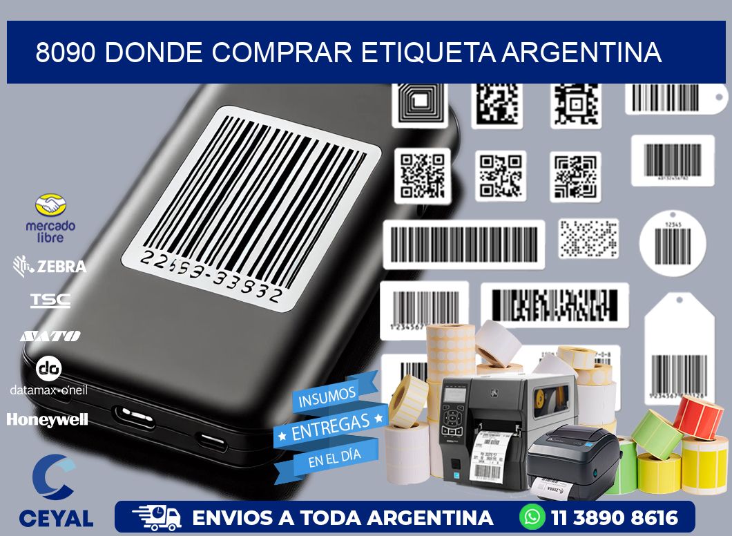 8090 DONDE COMPRAR ETIQUETA ARGENTINA