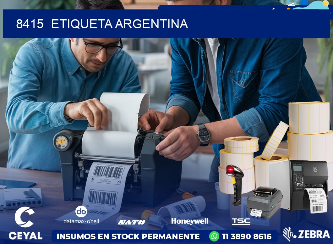 8415  ETIQUETA ARGENTINA