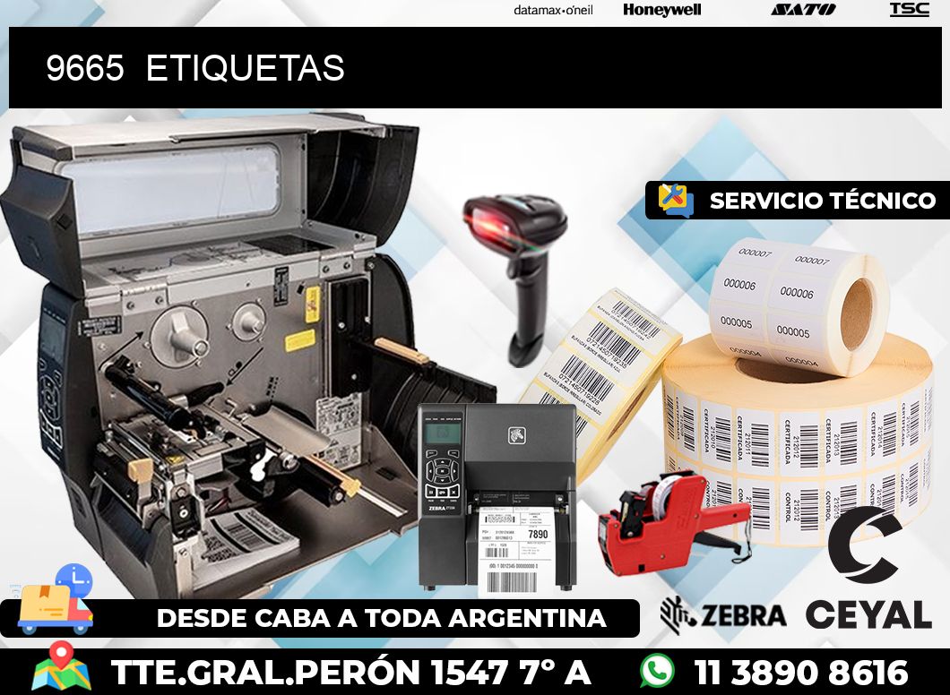 9665  ETIQUETAS