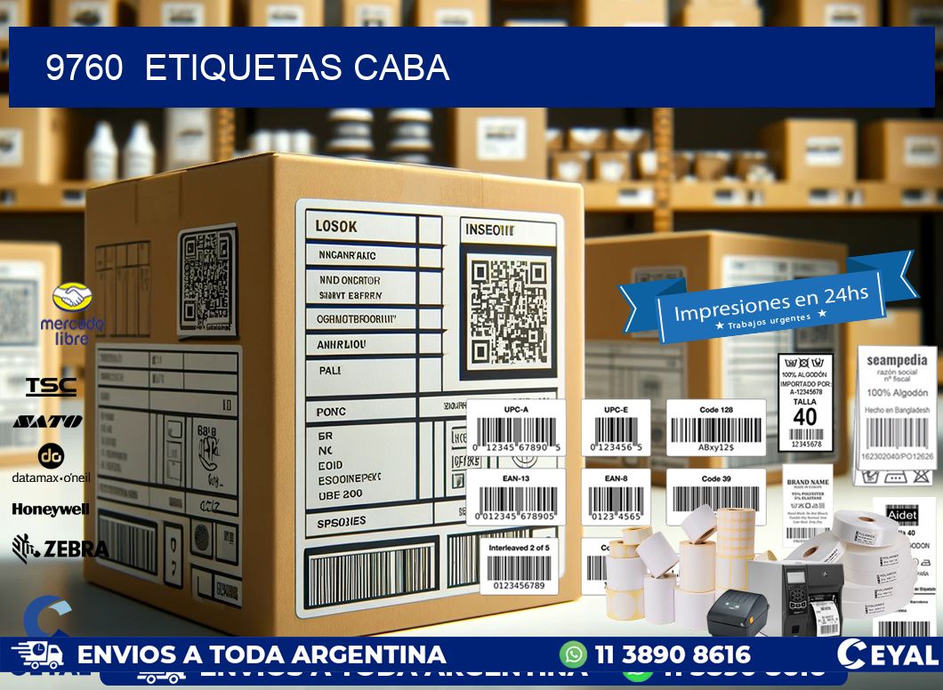 9760  ETIQUETAS CABA