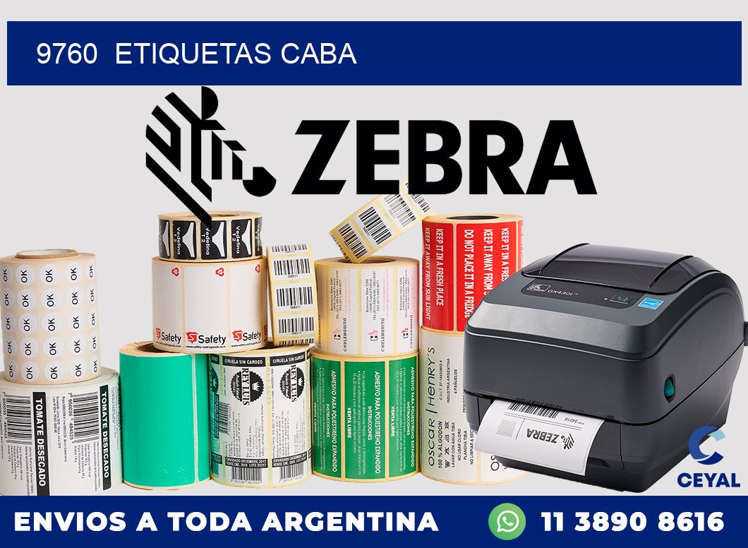 9760  ETIQUETAS CABA