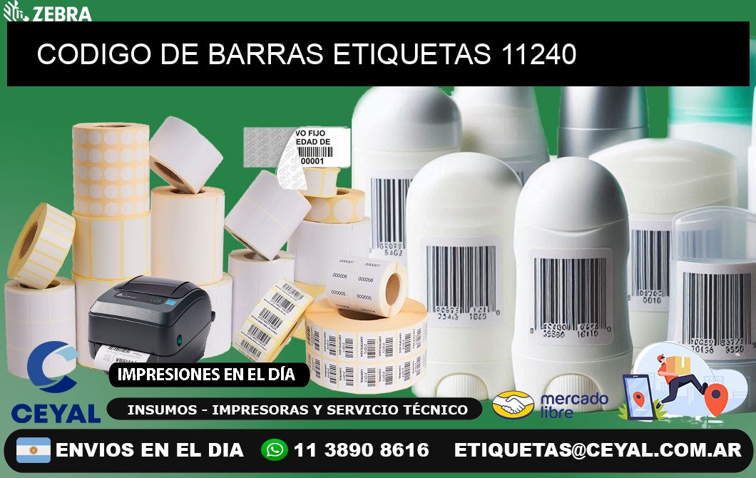 CODIGO DE BARRAS ETIQUETAS 11240