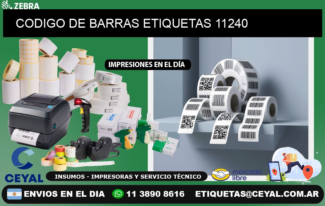 CODIGO DE BARRAS ETIQUETAS 11240