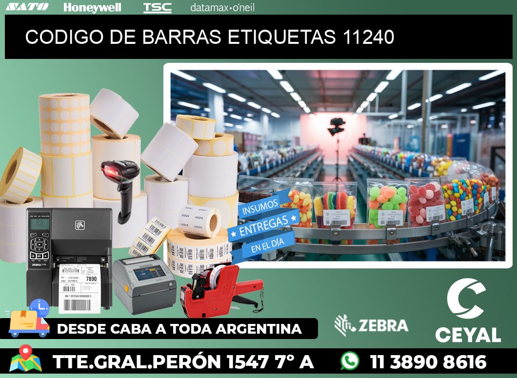 CODIGO DE BARRAS ETIQUETAS 11240